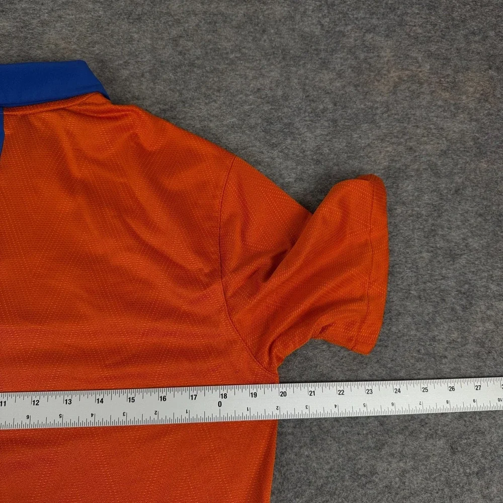 Nike Dri Fit Florida Gators Polo Shirt Polyester Orange Mens Small S
